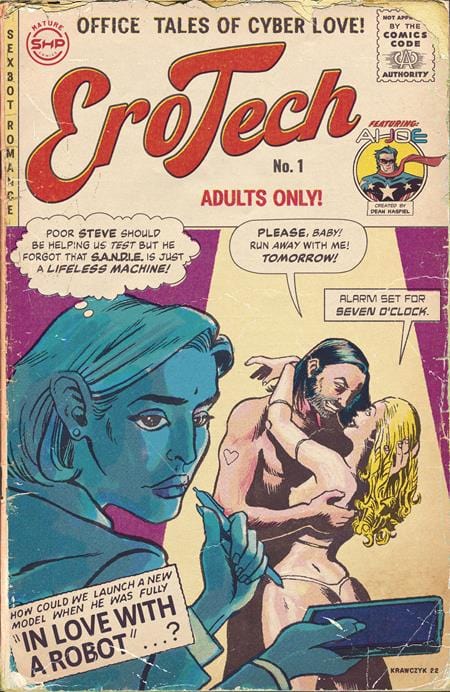 Massive Publishing Comic Books EROTECH #1 (OF 5) CVR A GEOFFREY KRAWCZYK (MR) 05149732121500111 0925MP0833
