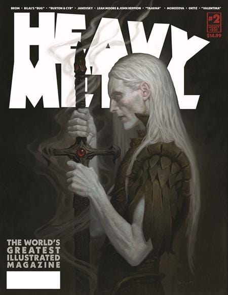 Massive Publishing Comic Books HEAVY METAL MAGAZINE #2 CVR A BROM (MR) 85007130300100211 0525MP599