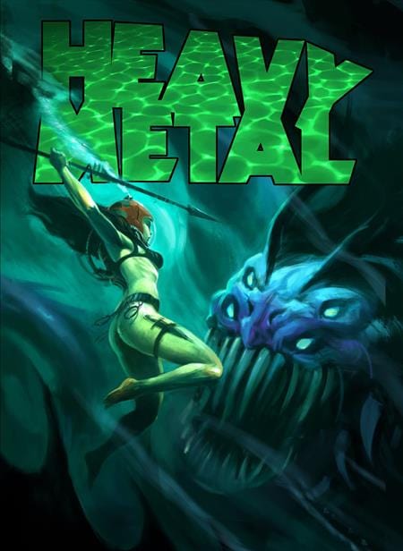 Massive Publishing Comic Books HEAVY METAL MAGAZINE #2 CVR B PATRICK REILLY VAR (MR) 85007130300100221 0525MP600