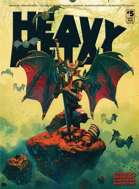 Massive Publishing Comic Books HEAVY METAL MAGAZINE #5 CVR A PASCAL BLANCHE (MR) 85007130300100511 0226MP0927