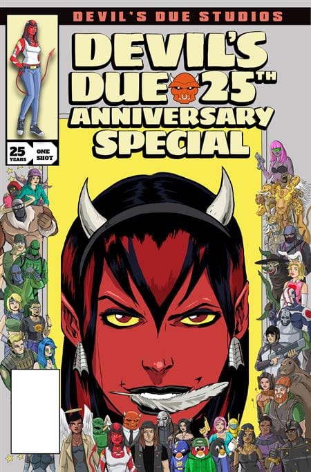 Massive Publishing Comic Books > Incentives DEVILS DUE 25TH ANNIVERSARY SPECIAL #1 (ONE SHOT) CVR D INC 1:10 TIM SEELEY HOMAGE UV SPOT VAR 06826706272100141 0426MP0889