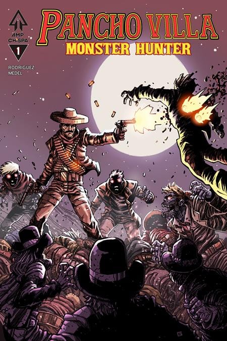 Massive Publishing Comic Books PANCHO VILLA MONSTER HUNTER #1 (OF 3) CVR B GUILLERMO VILLARREAL VAR (Release Date: 09/16/2026) 78430055766100121 0726MP1085