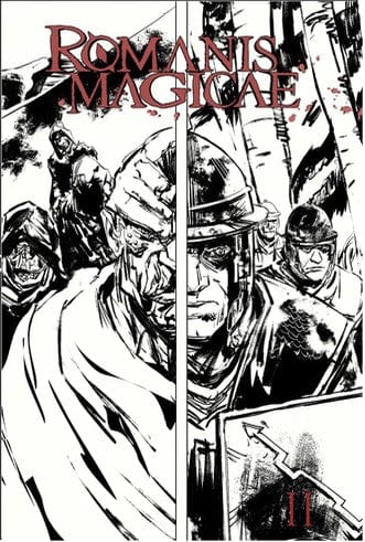 Massive Publishing Comic Books ROMANIS MAGICAE #2 (OF 4) CVR BÂ PAUL PEART SMITH BLACK WHITE AND REDÂ VAR 05149749260100221 0725MP645
