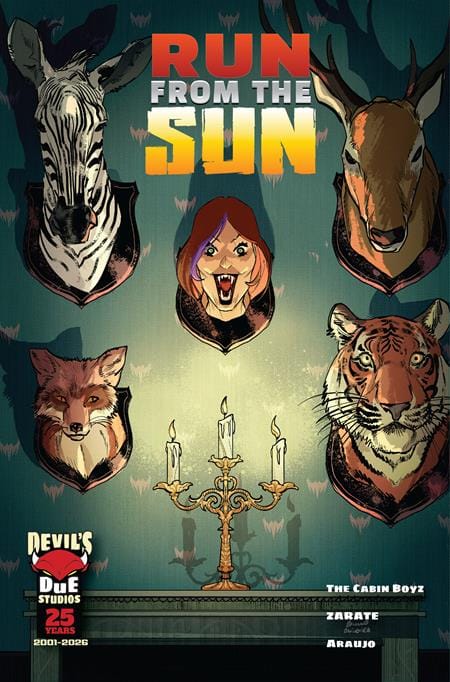 Massive Publishing Comic Books RUN FROM THE SUN #1 CVR B BRUNO OLIVEIRA VAR (MR) (Release Date: 09/09/2026) 06826706272500121 0726MP1096