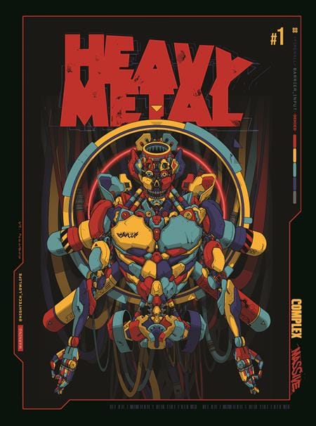 Massive Publishing Graphic Novel HEAVY METAL MAGAZINE #1 HC LIMITED EDITION (MR) 9781947784505 0426MP0911