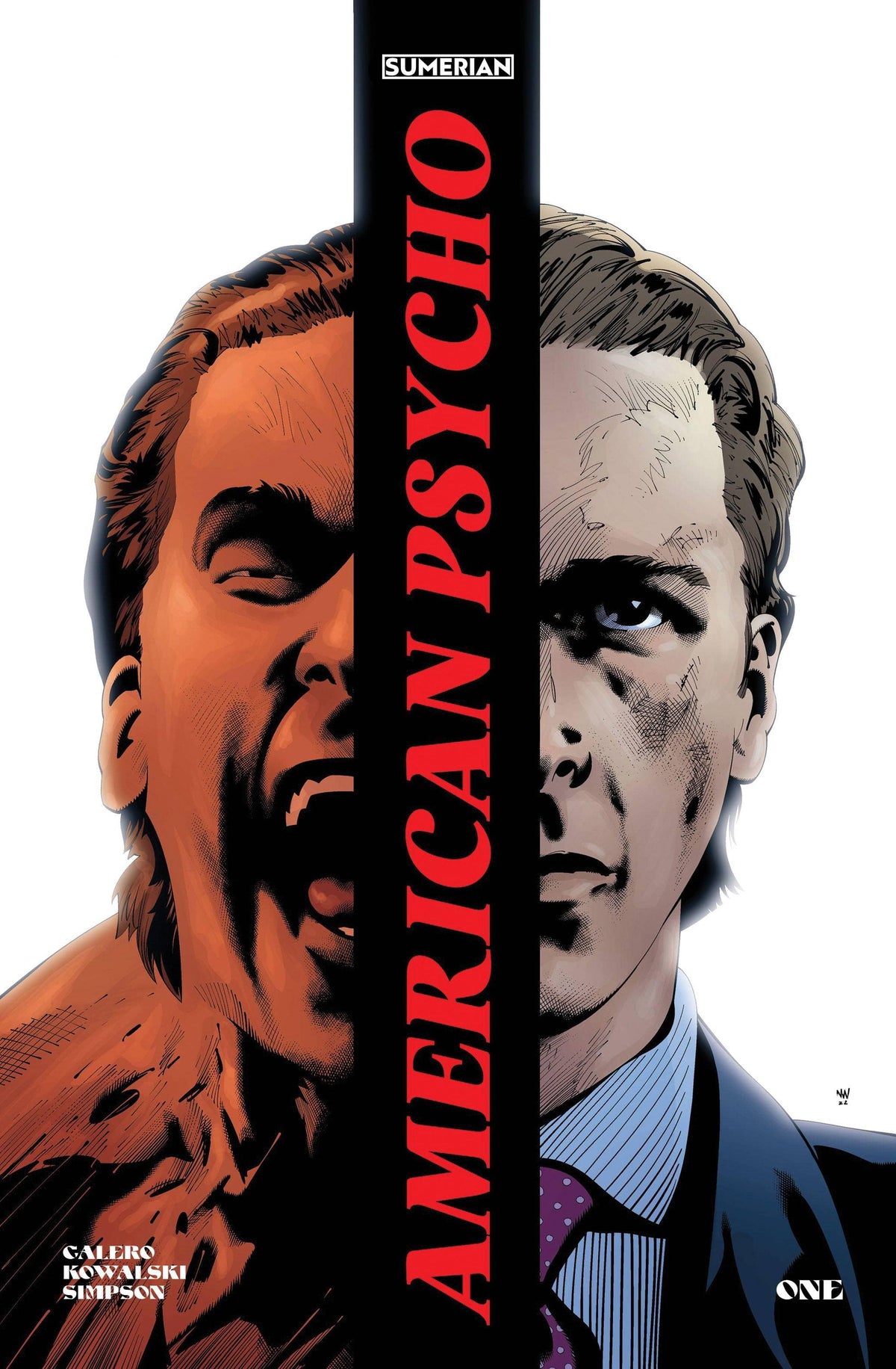 Massive - Sumerian Comics Comic Books AMERICAN PSYCHO #1 (OF 4) CVR B WALTER (MR) 81013165004900121 AUG231160