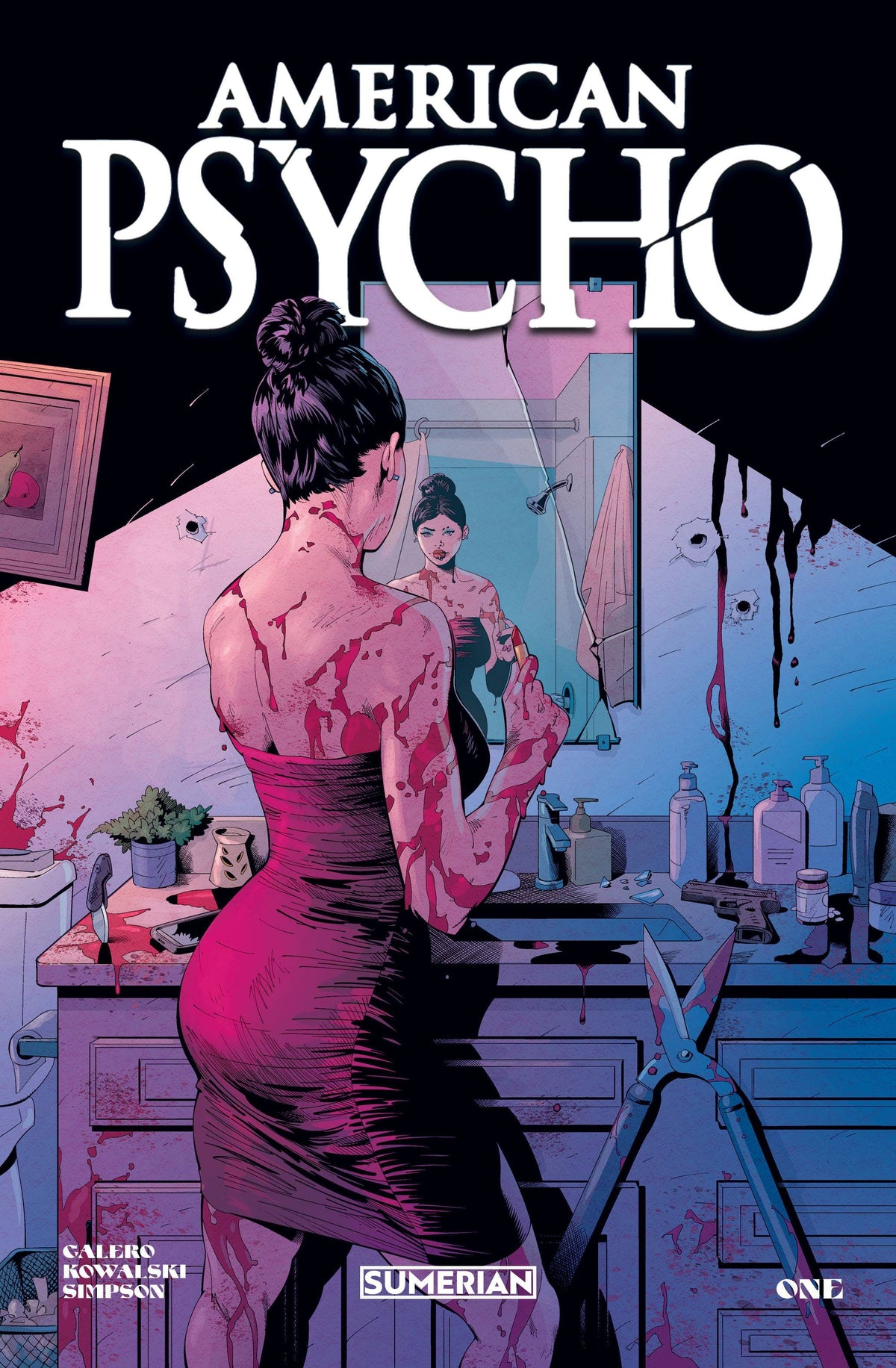 Massive - Sumerian Comics Comic Books AMERICAN PSYCHO #1 (OF 4) CVR C WALTER (MR) 81013165004900131 AUG231161