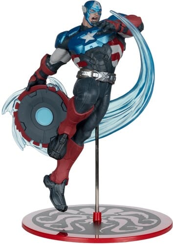 McFarlane Toys Toys > Statues > Gaming McFarlane Toys: Marvel Rivals - Captain America 1:10th Scale Statue 787926148787 MCFT48787