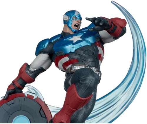 McFarlane Toys Toys > Statues > Gaming McFarlane Toys: Marvel Rivals - Captain America 1:10th Scale Statue 787926148787 MCFT48787