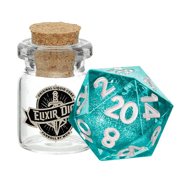 Metallic Dice Games Dice > Metallic Dice Games Elixir Dice: Individual D20 Elixir Liquid Core Dice - Mana Extract 687700232216 MET 95520
