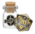 Metallic Dice Games Dice > Metallic Dice Games Elixir Dice: Individual D20 Elixir Liquid Core Dice - Vanishing Oil 687700232193 MET 95320