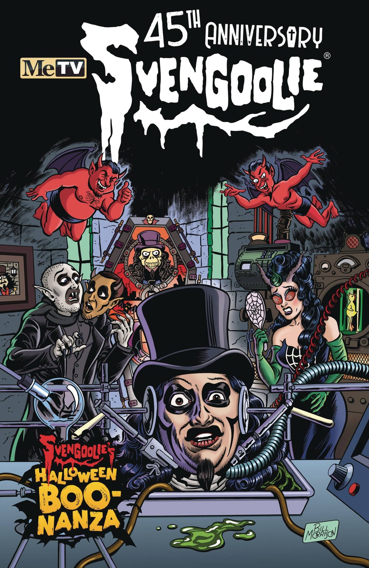 metv Comic Books SVENGOOLIE 45TH ANNIV BOO NANZA CVR A B MORRISON 978160360654700799