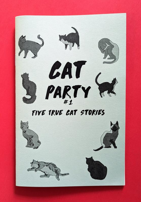 Microcosm Publishing Books > Zines Cat Party #1: Five True Cat Stories - Zine 9781621061472 MC-21579
