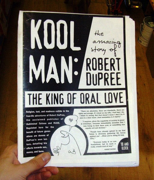 Microcosm Publishing Books > Zines Kool Man: The King of Oral Love - Zine 9781621065845 MC-18611