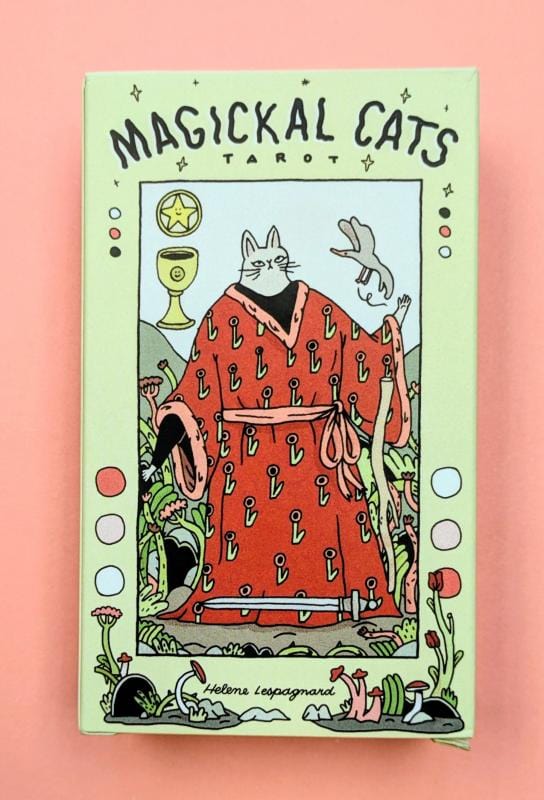 Microcosm Publishing Tarot Cards Tarot Cards: Magickal Cats Tarot 9781648416163