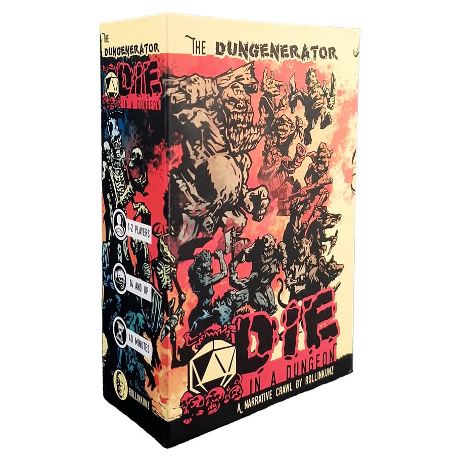 Modiphius Board Games The DUNGENERATOR: DIE in a Dungeon 199284158733 MUH192V003