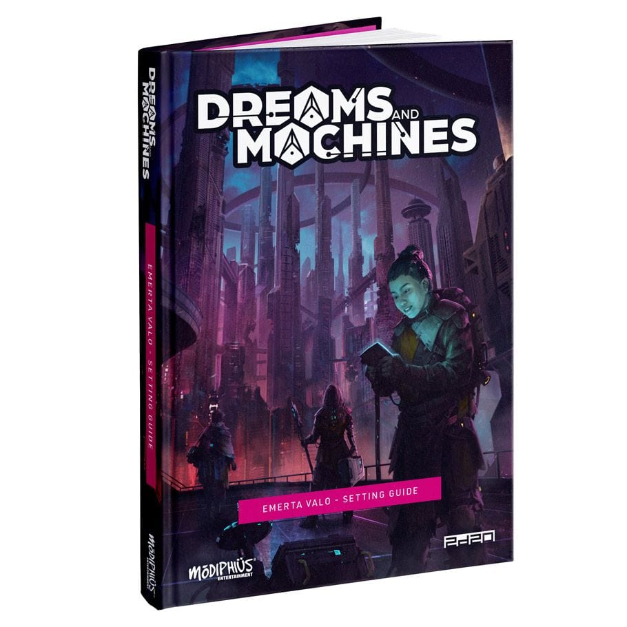 Modiphius Books > RPG Dreams and Machines: Emerta Valo Setting Guide 9781802812688 MUH1140112