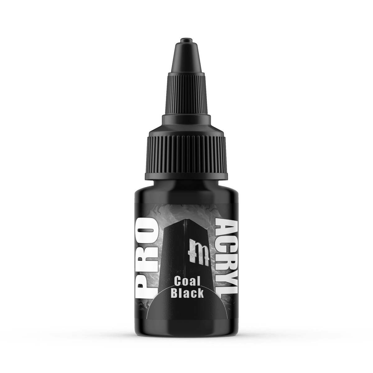 MONUMENT HOBBIES Hobby Supplies > Paints Pro Acryl: Coal Black (22ml) 628504411025 MON MPA-002