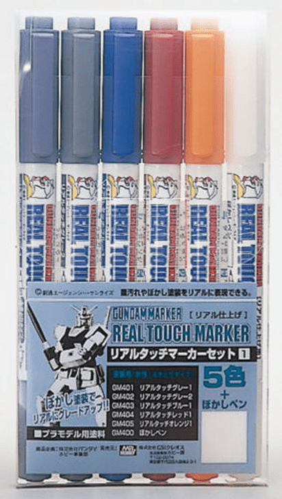 Mr. Hobby Hobby Supplies > Other Hobby Supplies Mr. Hobby: Real Touch Marker 6ct - Set #1 4973028035339 GNZ GMS112