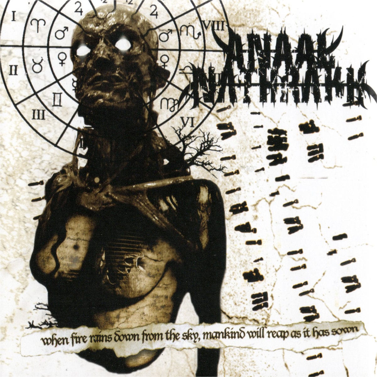 Anaal Nathrakh Music > Vinyl Records Anaal Nathrakh - When Fire Rains Down from the Sky, Mankind Will Reap as It Is Seen - Gray Vinyl 039841577860 MTB157786.1