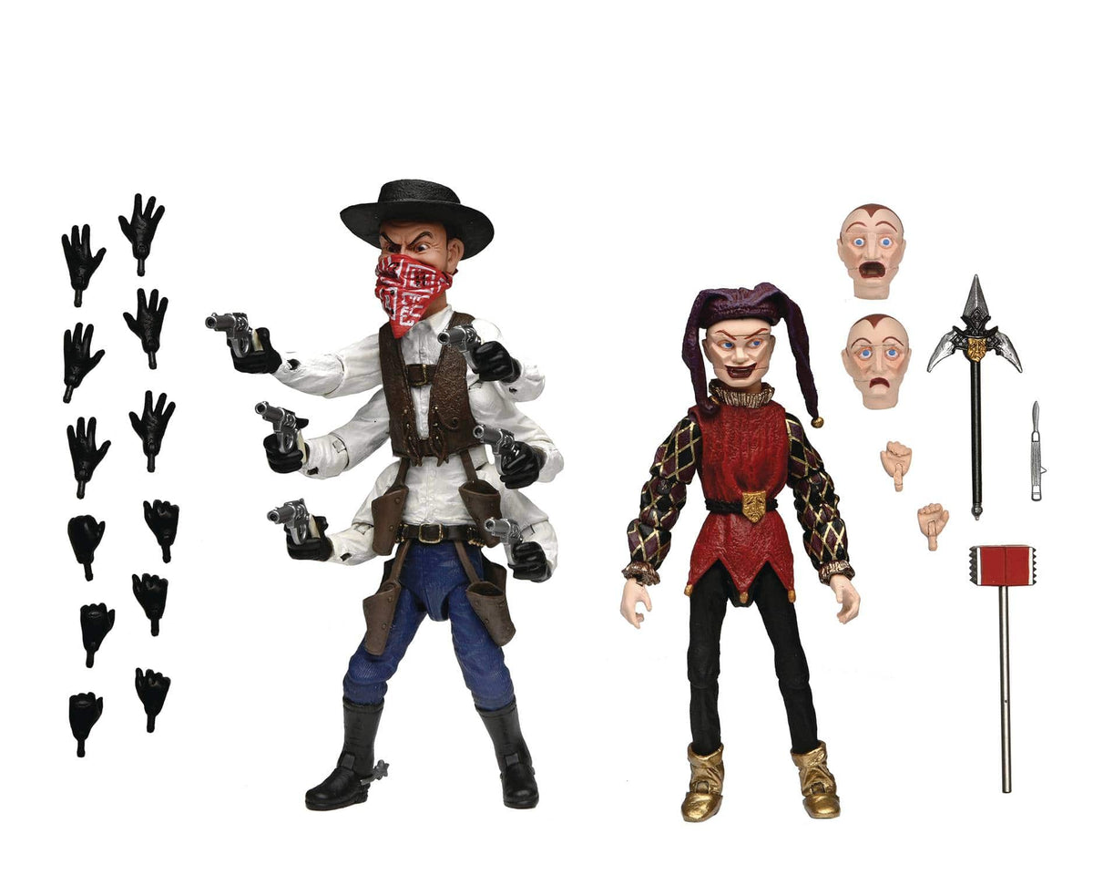Neca Toys > Action Figures > Neca NECA: Puppet Masters - Ultimate Six-Shooter & Jester 7" 634482454954 JUL238652