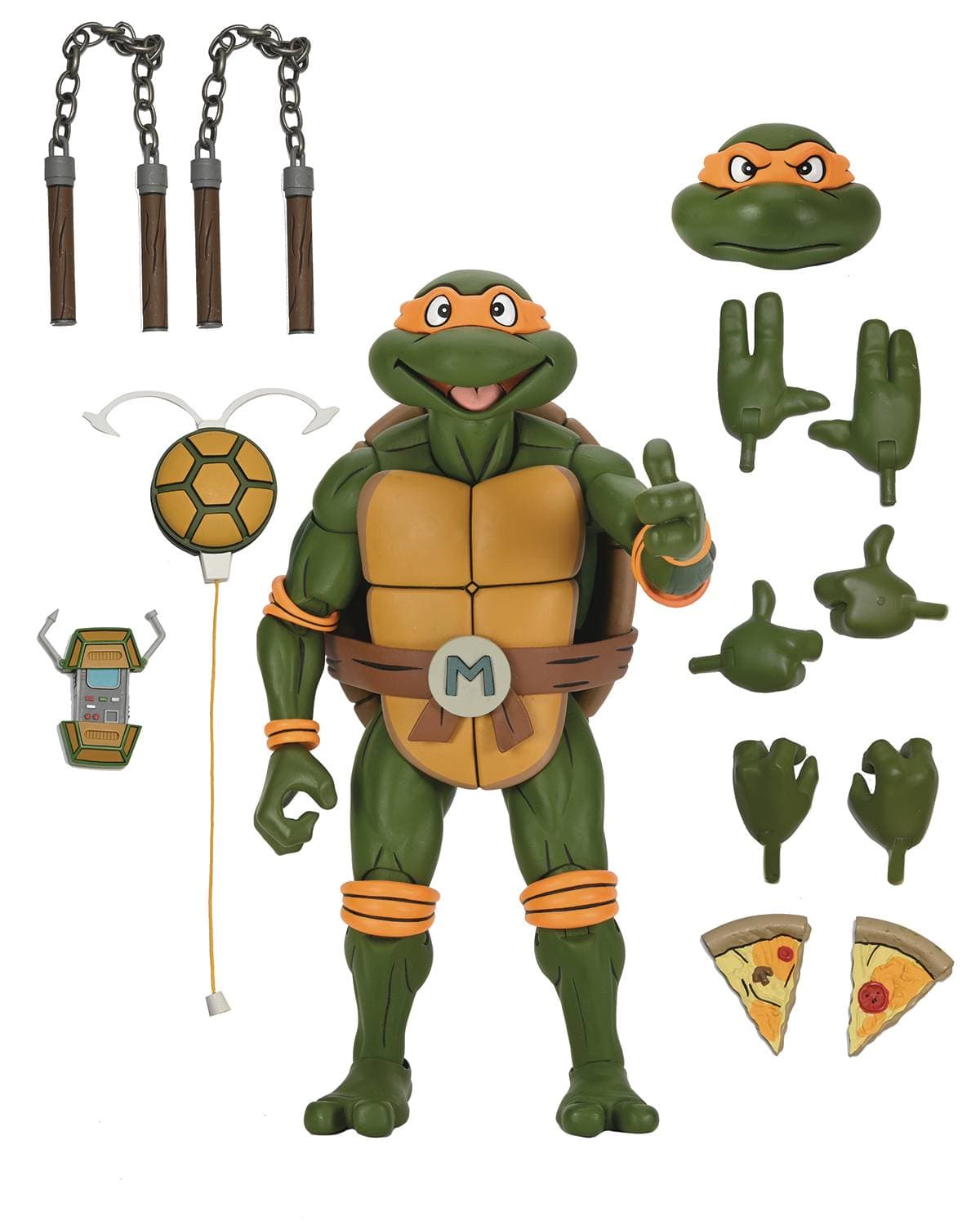 Neca Toys > Action Figures > Neca NECA: Teenage Mutant Ninja Turtles - Michelangelo, Giant Size 15" (Cartoon) 634482541449 54144