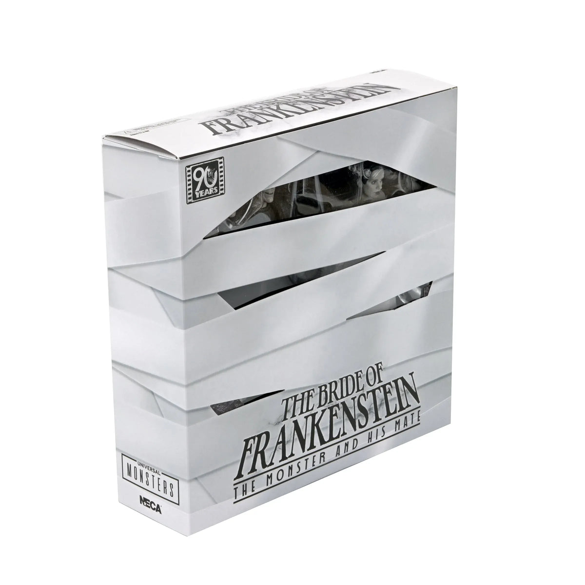 Neca Toys > Action Figures > Neca NECA: Universal Monsters - The Bride of Frankenstein 90th Anniversary - The Monster and His Mate 7" (Black & White) 634482047477 NE47477
