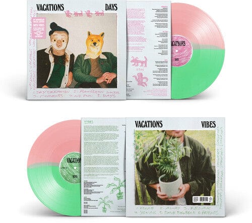 Nettwerk Records Music > Vinyl Records Vacations - Days/ Vibes - Pink/ Green (Colored Vinyl, Pink, Green, 180 Gram Vinyl) 067003175111 NTW317511.1