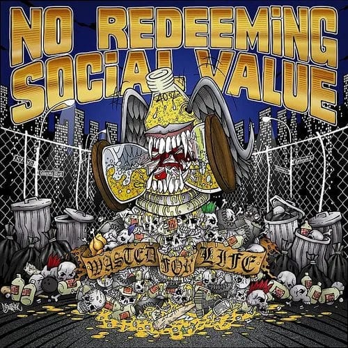 No Redeeming Social Value Music > Vinyl Records No Redeeming Social Value - Wasted For Life 760137124863 DDCT26A.1