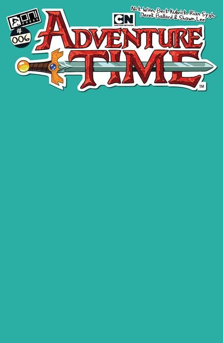 Oni Press Comic Books ADVENTURE TIME (2025) #6 CVR C BMO TEAL BLANK SKETCH VAR 64985600832900631 0825ON0959