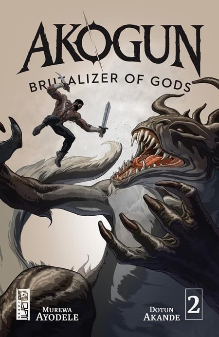 Oni Press Comic Books AKOGUN BRUTALIZER OF GODS #2 (OF 3) CVR B GREY WILLIAMSON VAR 64985600788900221 0424ON465