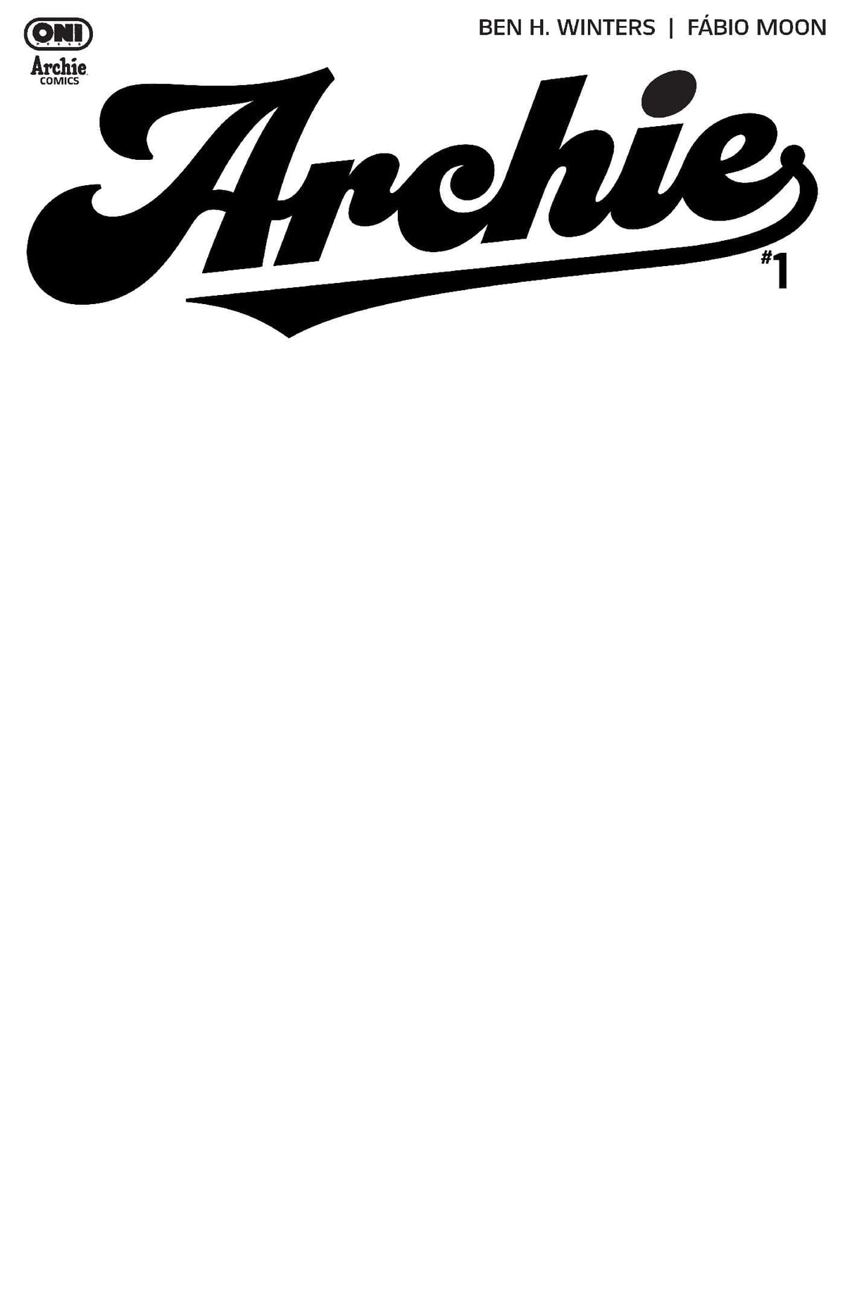 Oni Press Comic Books ARCHIE #1 CVR E BLANK SKETCH VAR (Release Date: 09/02/2026) 64985600908101051 PRH-64985600908101051