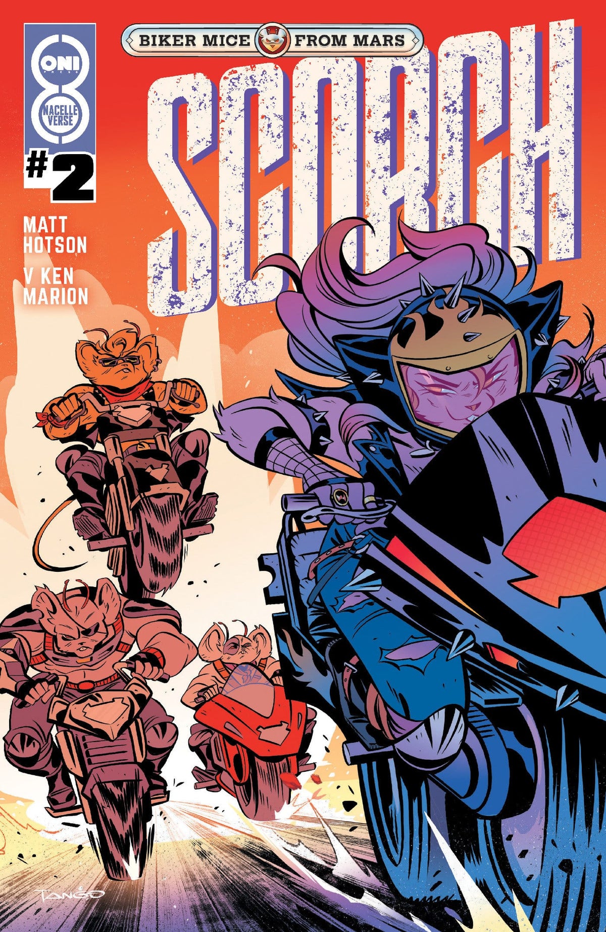 Oni Press Comic Books BIKER MICE FROM MARS SCORCH #2 CVR A TANGO (Release Date: 09/23/2026) 64985600888600211 PRH-64985600888600211
