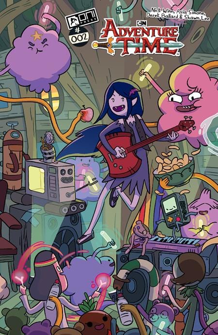 Oni Press Comic Books > Incentives ADVENTURE TIME (2025) #2 CVR D INC 1:10 SHELLI PAROLINE & BRADEN LAMB INFINITE INTERLOCKING VAR 64985600832900241 0325ON537