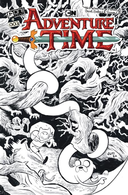 Oni Press Comic Books > Incentives ADVENTURE TIME (2025) #3 CVR F INC 1:50 JUNI BA B&W VAR 64985600832900361 0425ON589