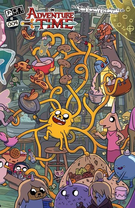 Oni Press Comic Books > Incentives ADVENTURE TIME (2025) #4 CVR D INC 1:10 SHELLI PAROLINE BRADEN LAMB INFINITE INTERLOCKING VAR 64985600832900441 0525ON633