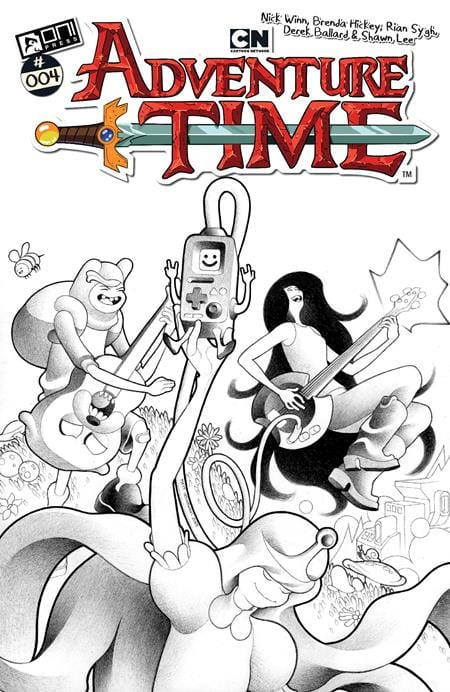 Oni Press Comic Books > Incentives ADVENTURE TIME (2025) #4 CVR F INC 1:50 MATT LESNIEWSKI B&W VAR 64985600832900461 0525ON635