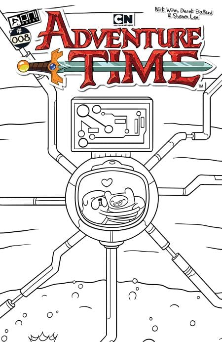 Oni Press Comic Books > Incentives ADVENTURE TIME (2025) #8 CVR F INC 1:50 NICK WINN B&W VAR 64985600832900861 1025ON0847