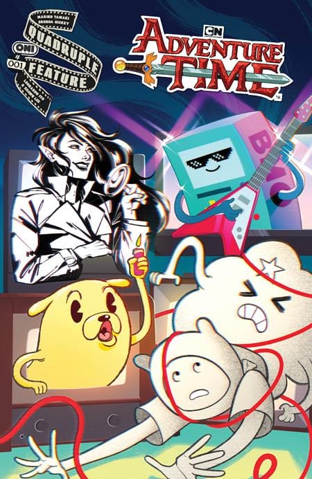 Oni Press Comic Books > Incentives ADVENTURE TIME QUADRUPLE FEATURE #1 (OF 4) CVR E INC 1:20 JAKI KING VAR 64985600928900151 0526ON1071