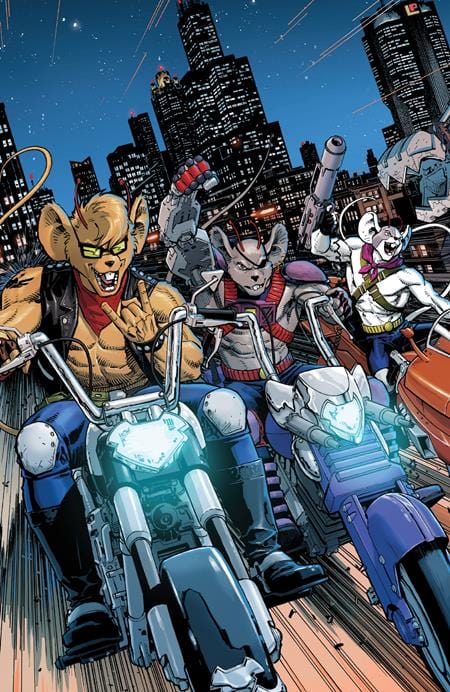 Oni Press Comic Books > Incentives BIKER MICE FROM MARS #1 (OF 3) CVR E 1:10 INC DUSTIN WEAVER FULL ART VAR 64985600800800151 0524ON509