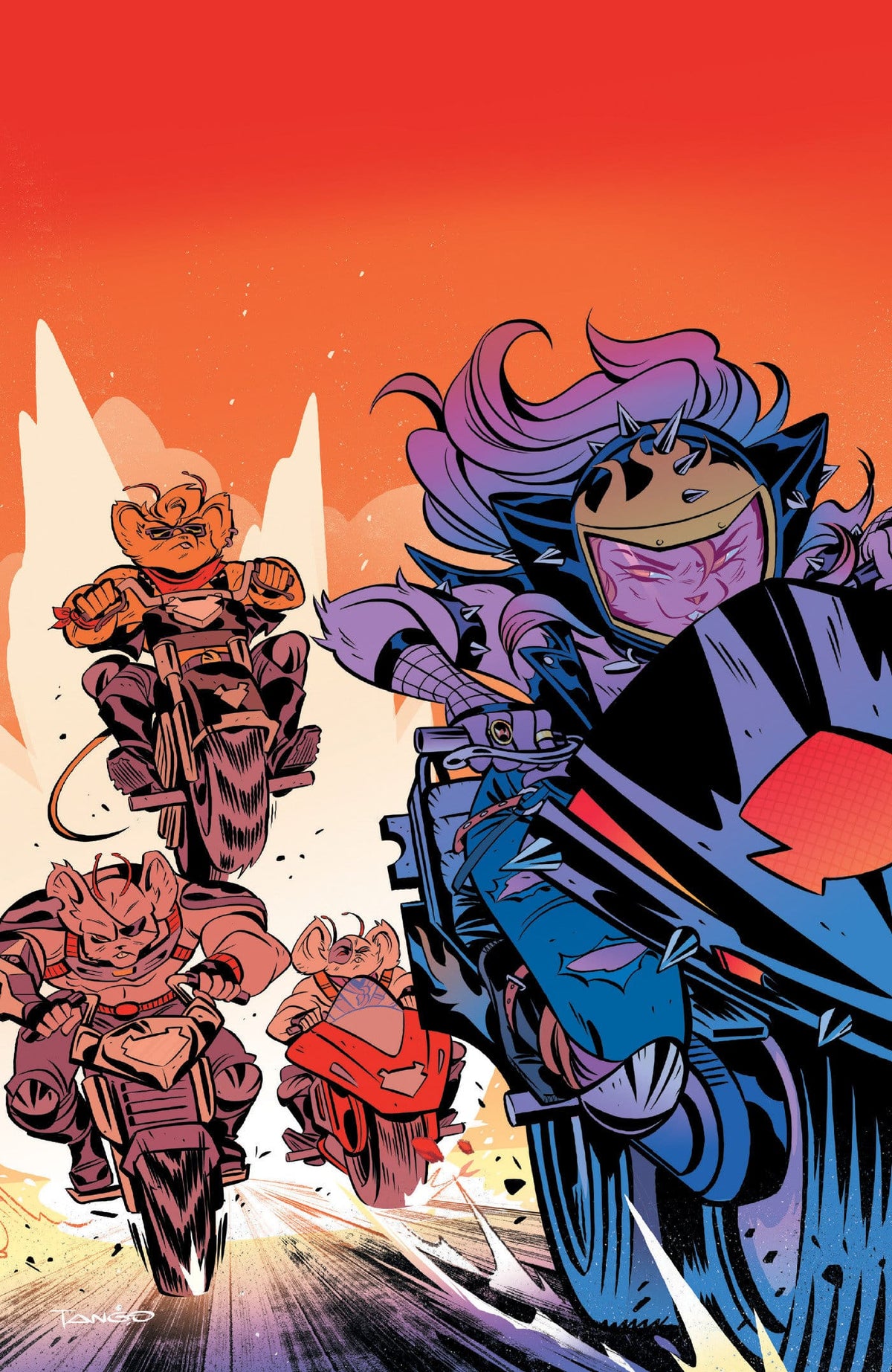 Oni Press Comic Books > Incentives BIKER MICE FROM MARS SCORCH #2 CVR C INC 1:10 TANGO VAR (Release Date: 09/23/2026) 64985600888600231 PRH-64985600888600231