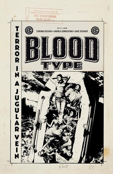 Oni Press Comic Books > Incentives EC BLOOD TYPE #1 (OF 4) CVR E INC 1:20 ANDREA SORRENTINO B&W ARTIST EDITION VAR 64985600842800151 0425ON611