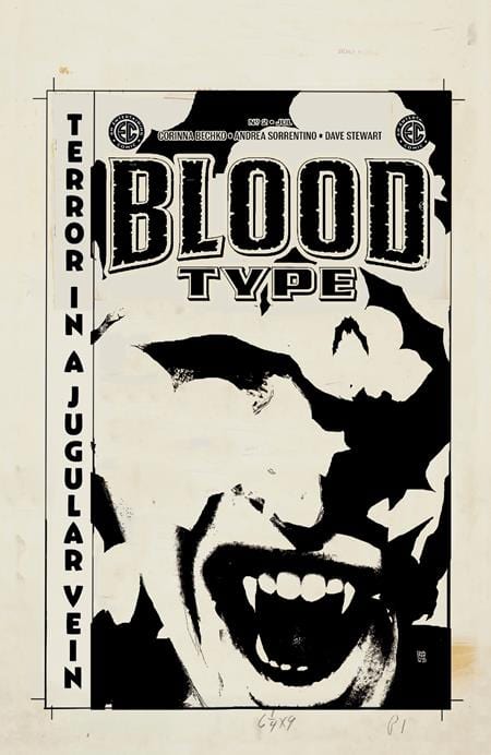 Oni Press Comic Books > Incentives EC BLOOD TYPE #2 (OF 4) CVR D INC 1:20 ANDREA SORRENTINO B&W ARTIST EDITION VAR 64985600842800241 0525ON652