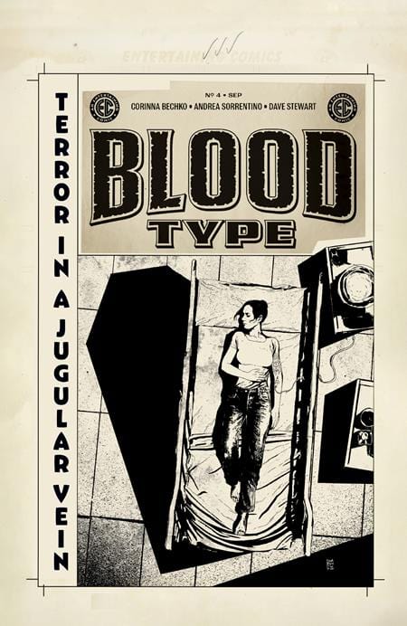 Oni Press Comic Books > Incentives EC BLOOD TYPE #4 (OF 4) CVR D INC 1:20 ANDREA SORRENTINO B&W ARTIST EDITION VAR 64985600842800441 0725ON670