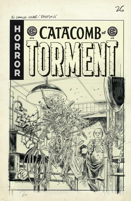 Oni Press Comic Books > Incentives EC CATACOMB OF TORMENT #10 CVR D INC 1:20 TOM FOWLER B&W ARTIST EDITION VAR 64985600846601041 0226ON0975