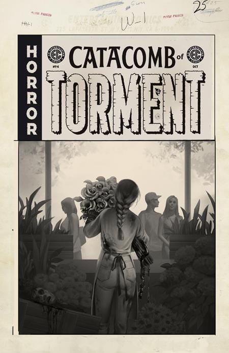 Oni Press Comic Books > Incentives EC CATACOMB OF TORMENT #4 CVR D INC 1:20 REIKO MURAKAMI B&W ARTIST EDITION VAR 64985600846600441 0825ON0980