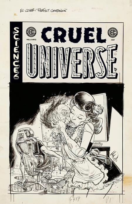 Oni Press Comic Books > Incentives EC CRUEL UNIVERSE 2 #12 (OF 12) CVR D INC 1:20 TOM FOWLER B&W ARTIST EDITION VAR 64985600847301241 0526ON1087