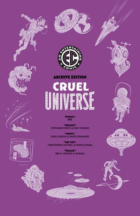 Oni Press Comic Books > Incentives EC CRUEL UNIVERSE #2 (OF 5) CVR E INC 1:50 RIAN HUGHES ARCHIVE EDITION VAR (MR) 64985600799500251 0724ON568