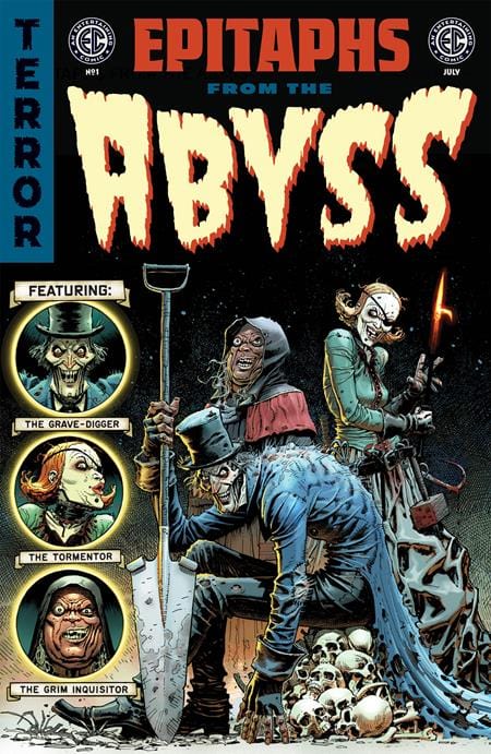 Oni Press Comic Books > Incentives EC EPITAPHS FROM THE ABYSS #1 (OF 4) CVR I 1:100 INC DUSTIN WEAVER VAULT OF HORROR HOMAGE #15 VAR 64985600798800191 0524ON528