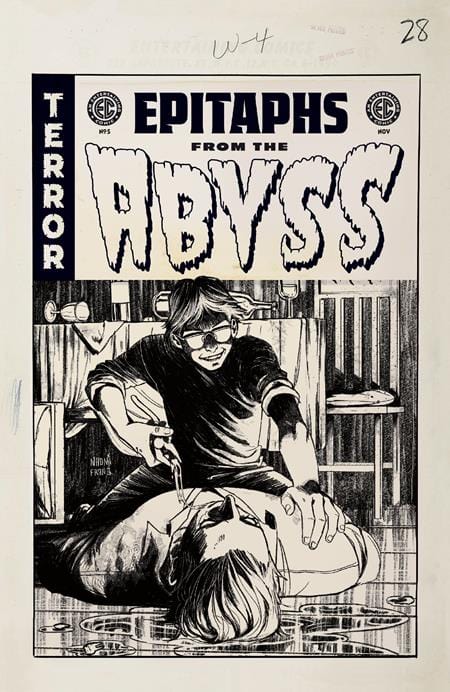 Oni Press Comic Books > Incentives EC EPITAPHS FROM THE ABYSS #5 (OF 12) CVR D INC 1:20 NAOMI FRANQ B&W ARTIST EDITION VAR (MR) 64985600798800541 0924ON556